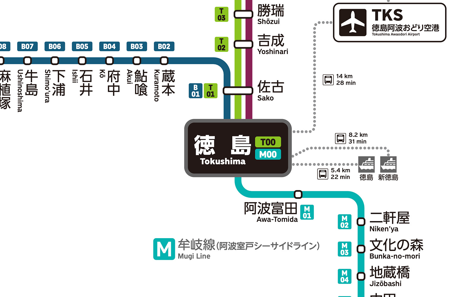 徳島県 Tokushima Pref. | 47RAIL JP